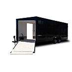 Elevation Combo-Hauler Exterior (Front Ramp Down and Side Door Open)